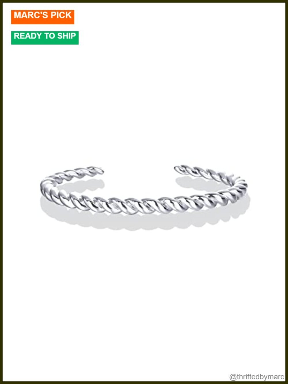14K Gold Plated Twisted Bangle Bracelet Chunky Everyday Womens Jewelry
